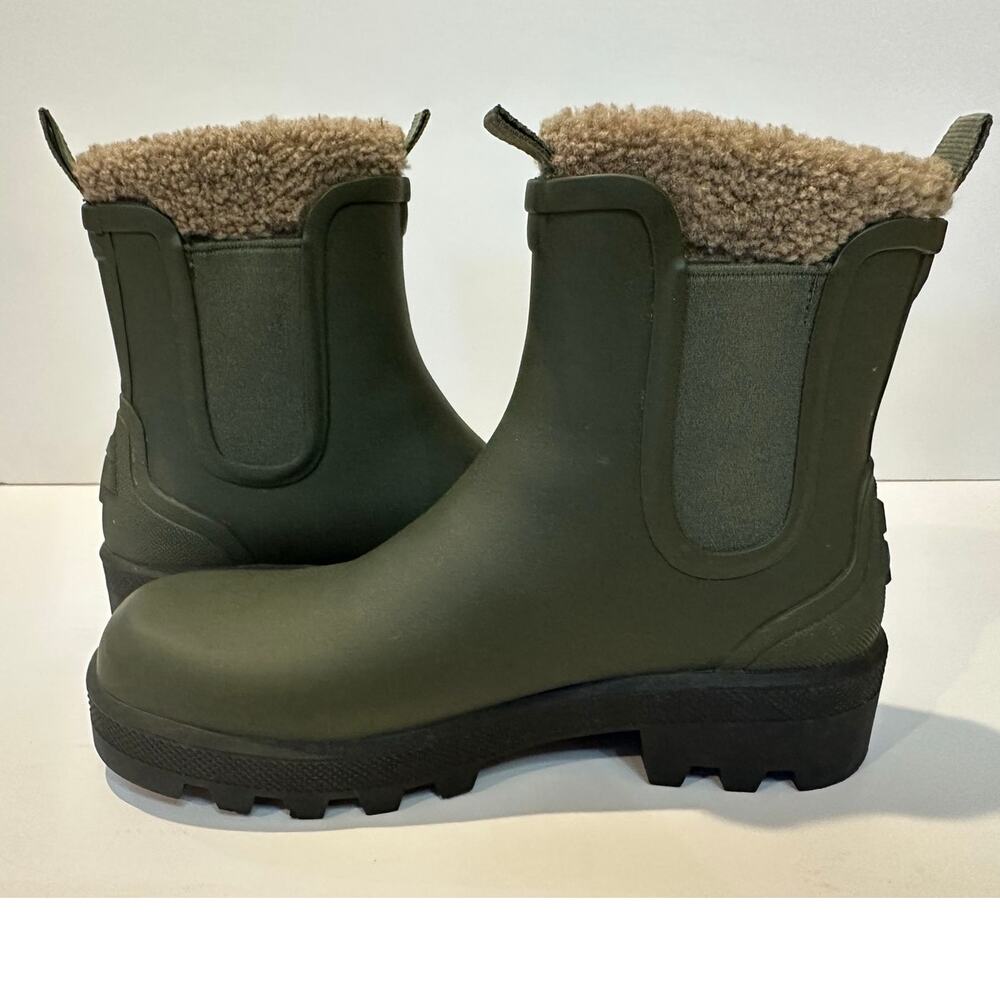 Cougar Ignite Waterproof Winter Boots Women’s 9 Green Faux Shearling Lined - Picture 6 of 10